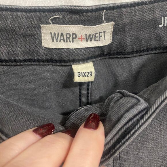 Warp + Weft JFK Skinny Gray Jeans Size 31 x 29 - Picture 2 of 9